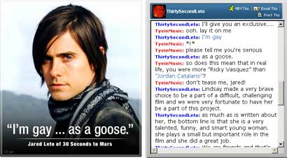Jared Leto gay as a goose