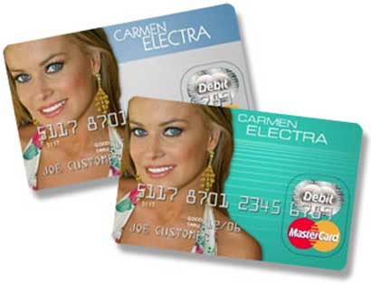 Carmen Electra credit card