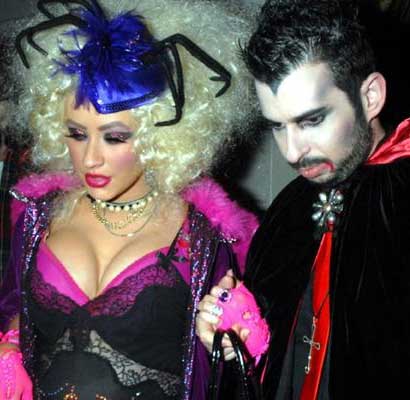 Christina Aguilera with Jordan Bratman