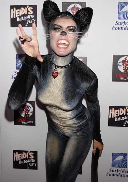 Heidi Klum cat costume